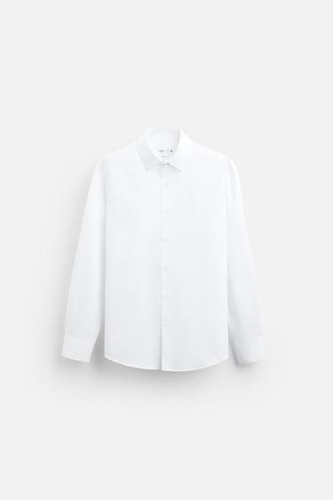 EASY CARE TEXTURED SHIRT - White by Zara