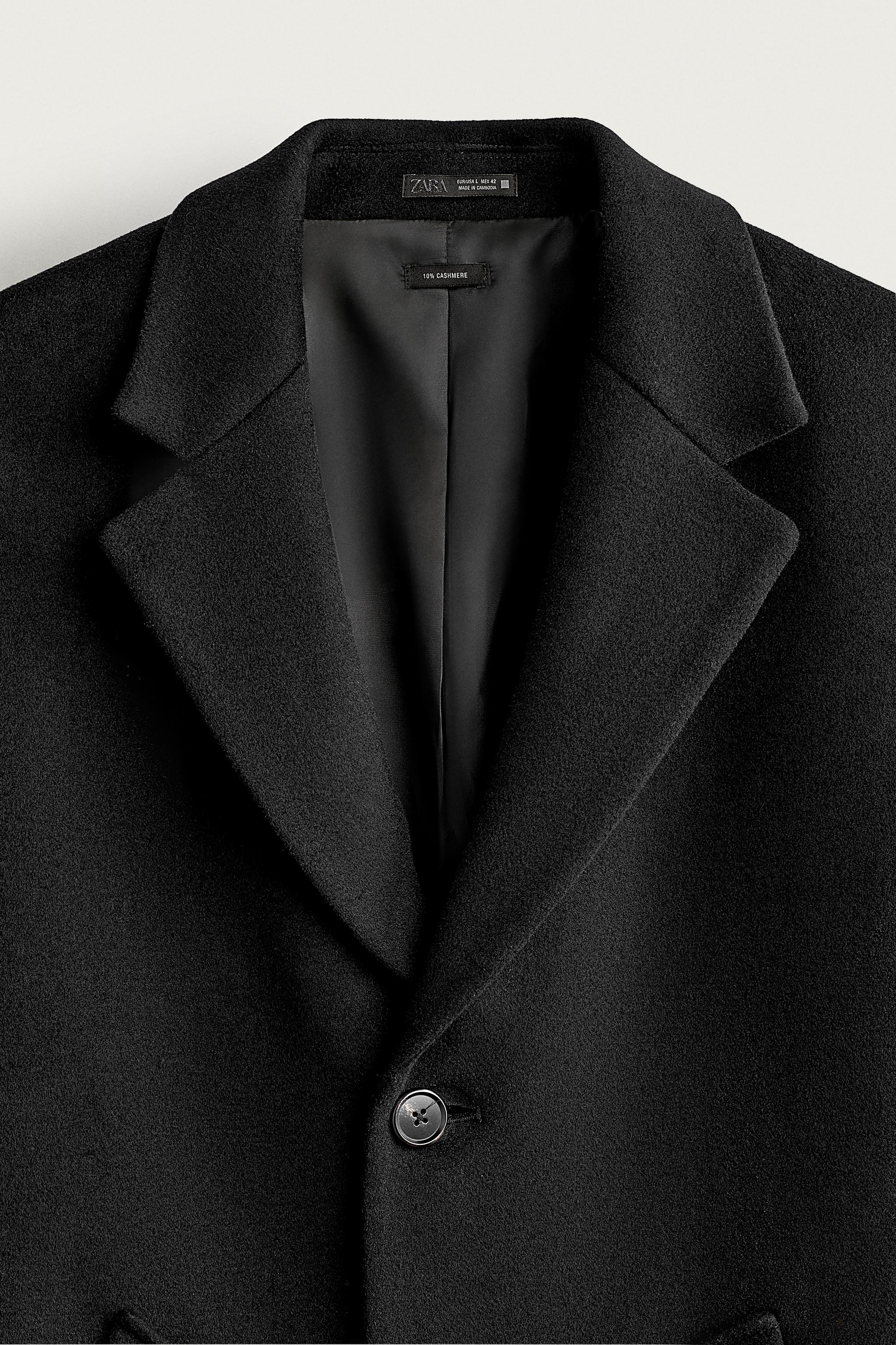 REGULAR-FIT WOOL-BLEND COAT