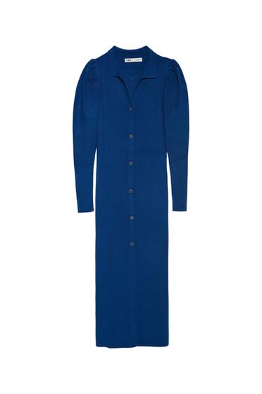 KNIT MIDI DRESS