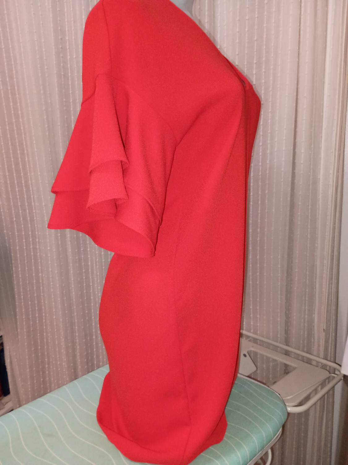 FRILLED-SLEEVE DRESS - Image 3