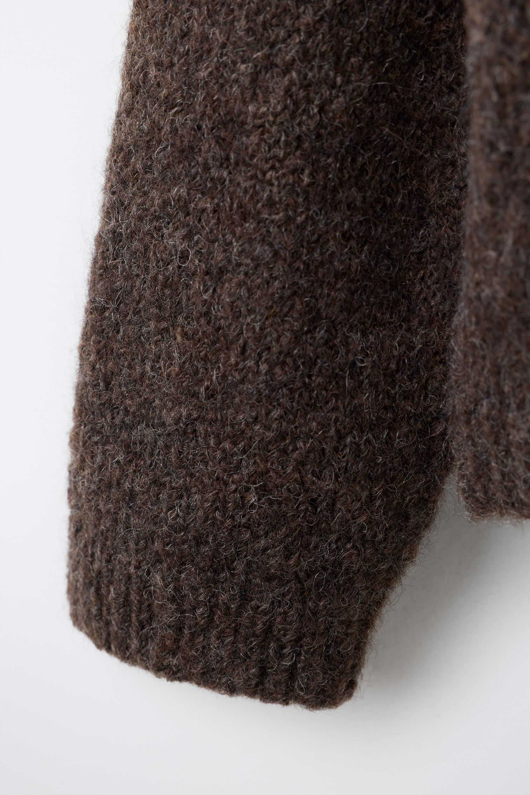 GILET EN MAILLE À LOSANGES