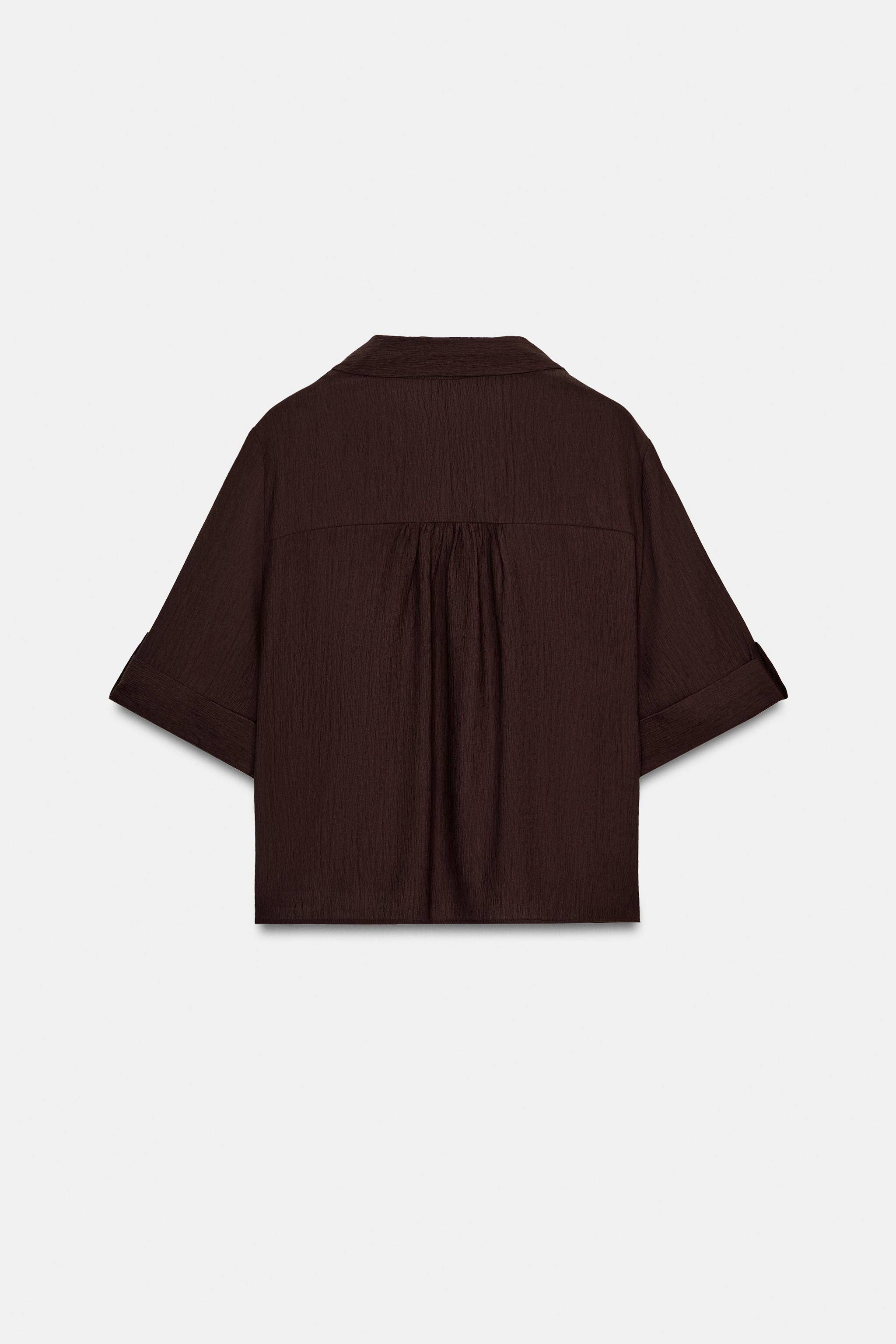 FLOWY SHORT SLEEVE SHIRT