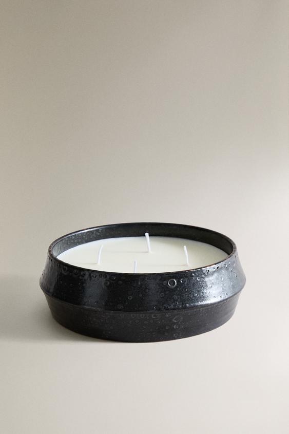 (780 G) VELA AROMÁTICA AMBER VANILLA - pedra da Zara - Imagem 0