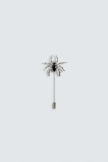 PIN MÉTALLIQUE ARAIGNÉE - Argent de Zara