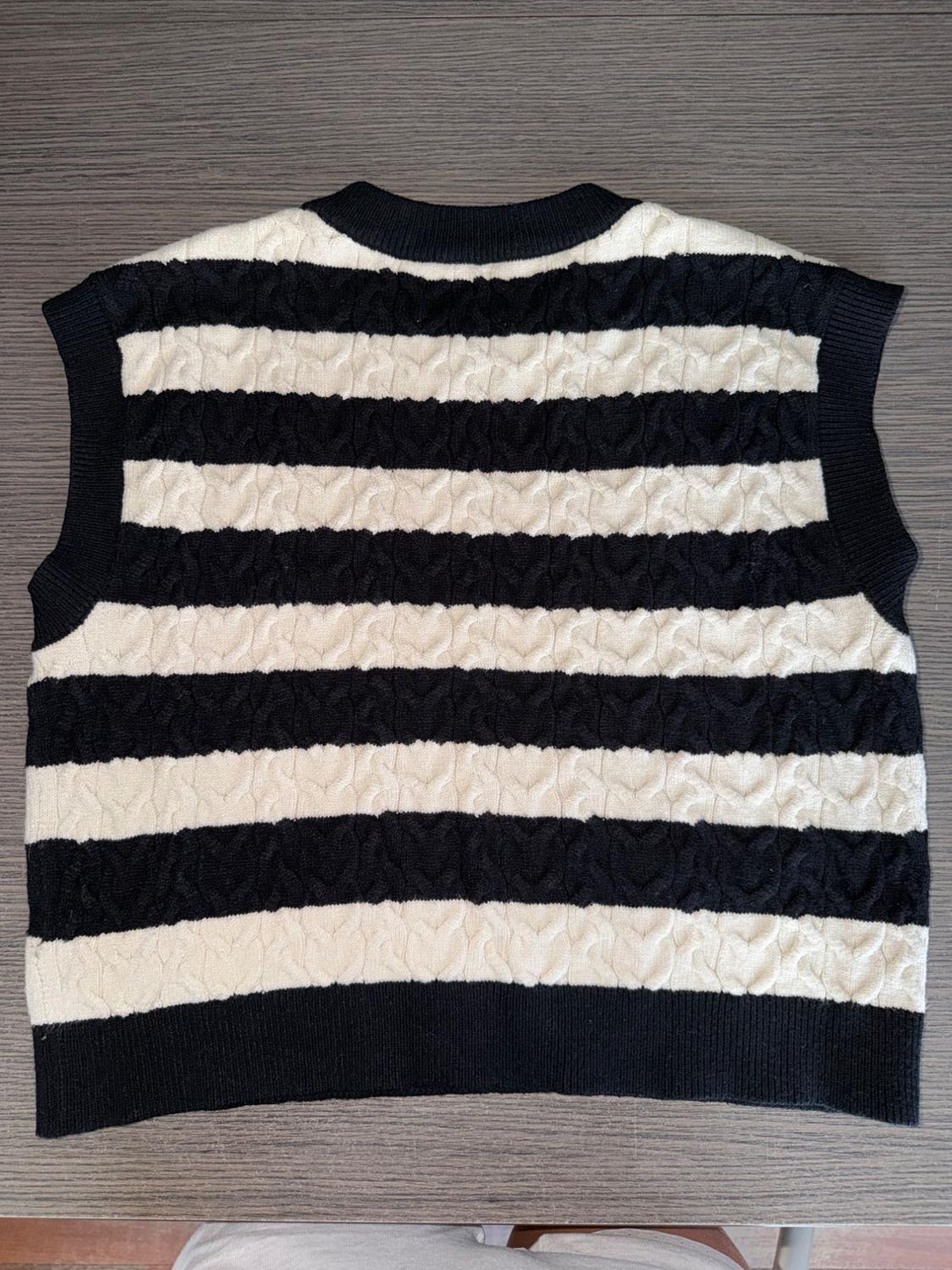 GILET IN MAGLIA INTRECCIATO - Image 2