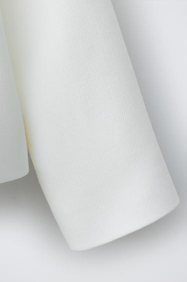 VESTE À LACETS - Blanc cassé de Zara - Image 3