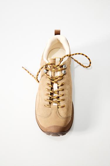 TREKKING STYLE TRAINERS - Brown by Zara
