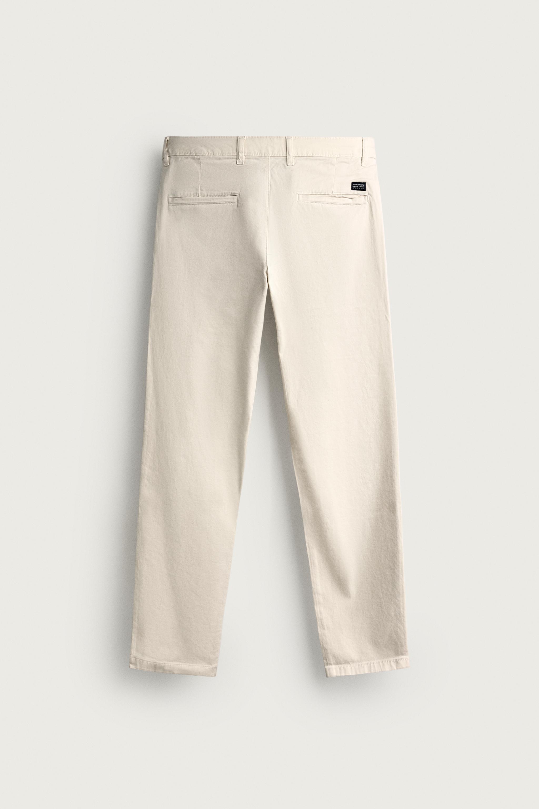 SKINNY FIT CHINO PANTS