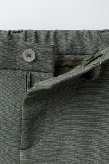 PANTALON DE COSTUME - Vert moyen de Zara - Image 2