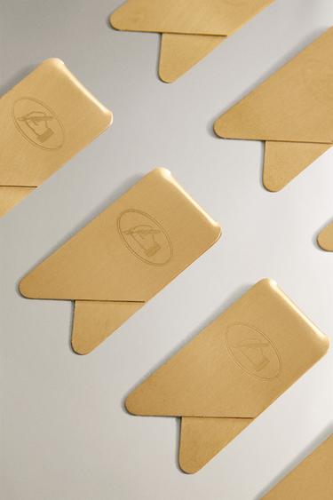 MARQUE-PAGES LAITON (PACK DE 8) - Or de Zara - Image 2