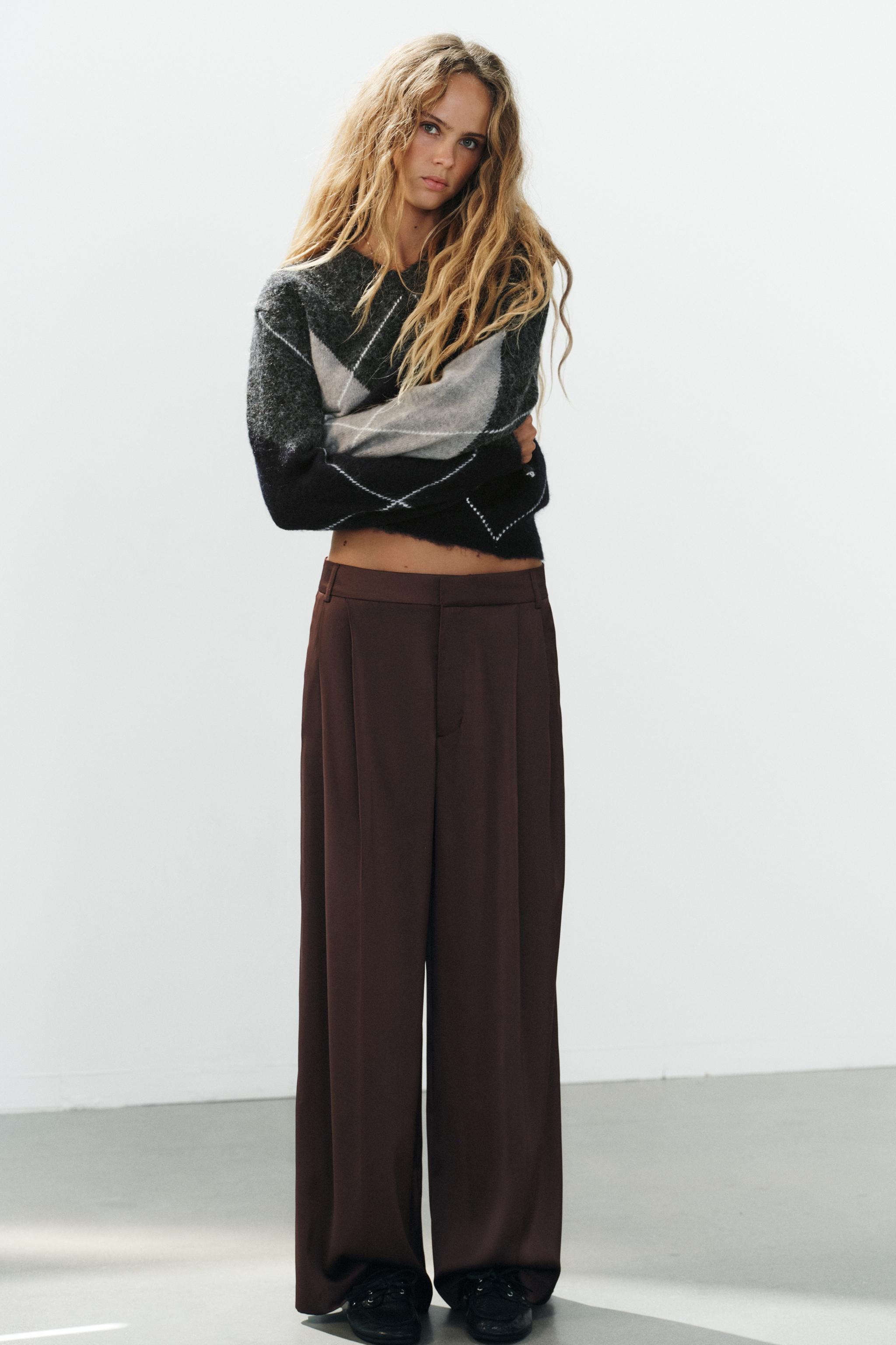 PANTALON SATINÉ PLI