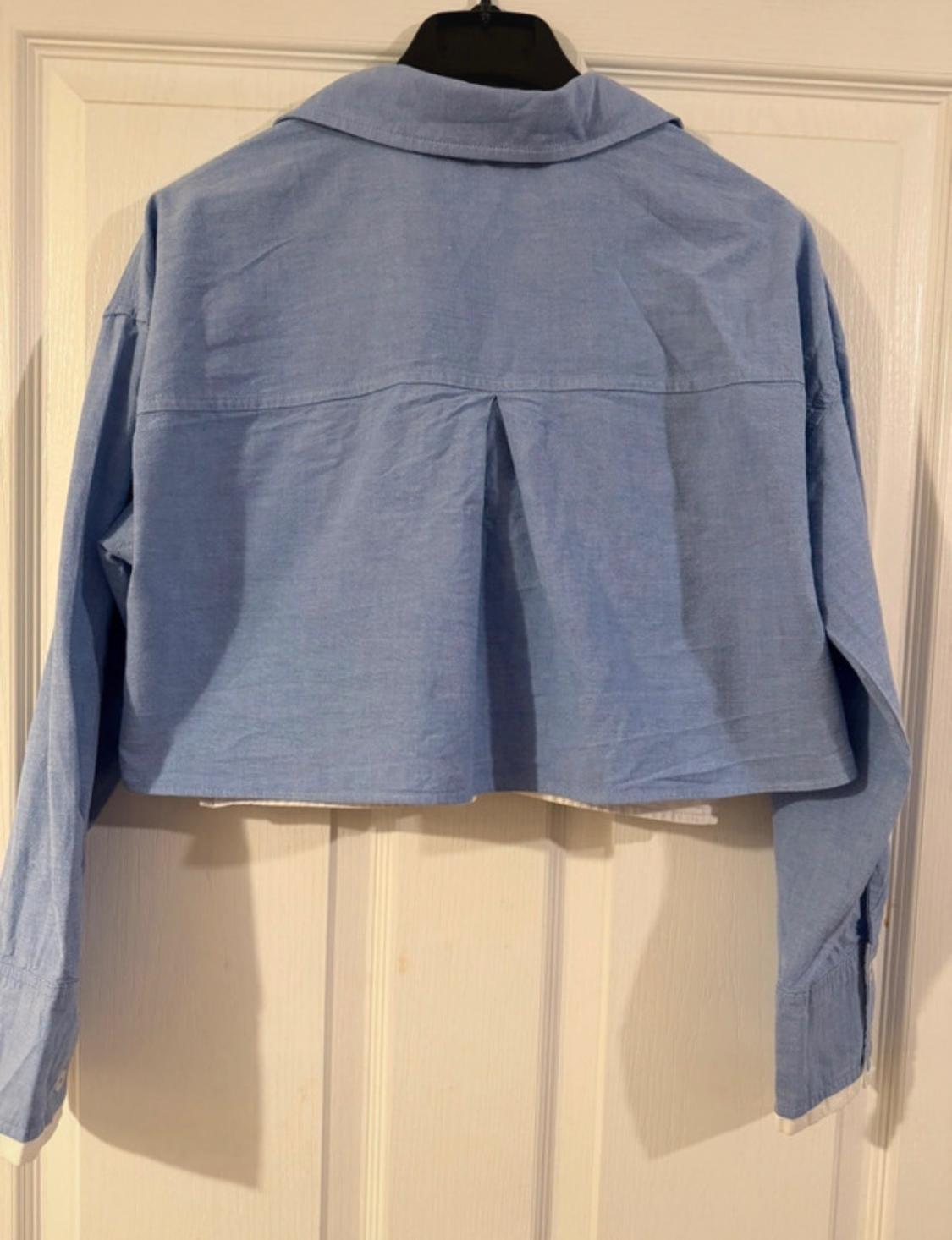CROPPED OXFORD SHIRT - Image 5
