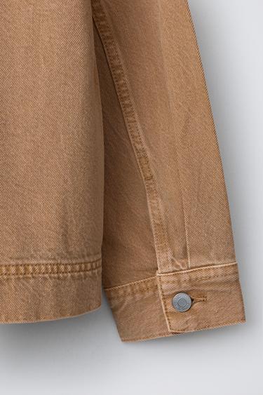 SURCHEMISE TOILE POCHE - Orange moyen de Zara - Image 3