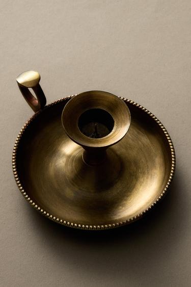 GOLDEN CANDLESTICK - Golden by Zara