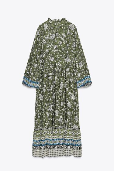 PRINTED MIDI DRESS - Multicoloured by Zara - Image 5