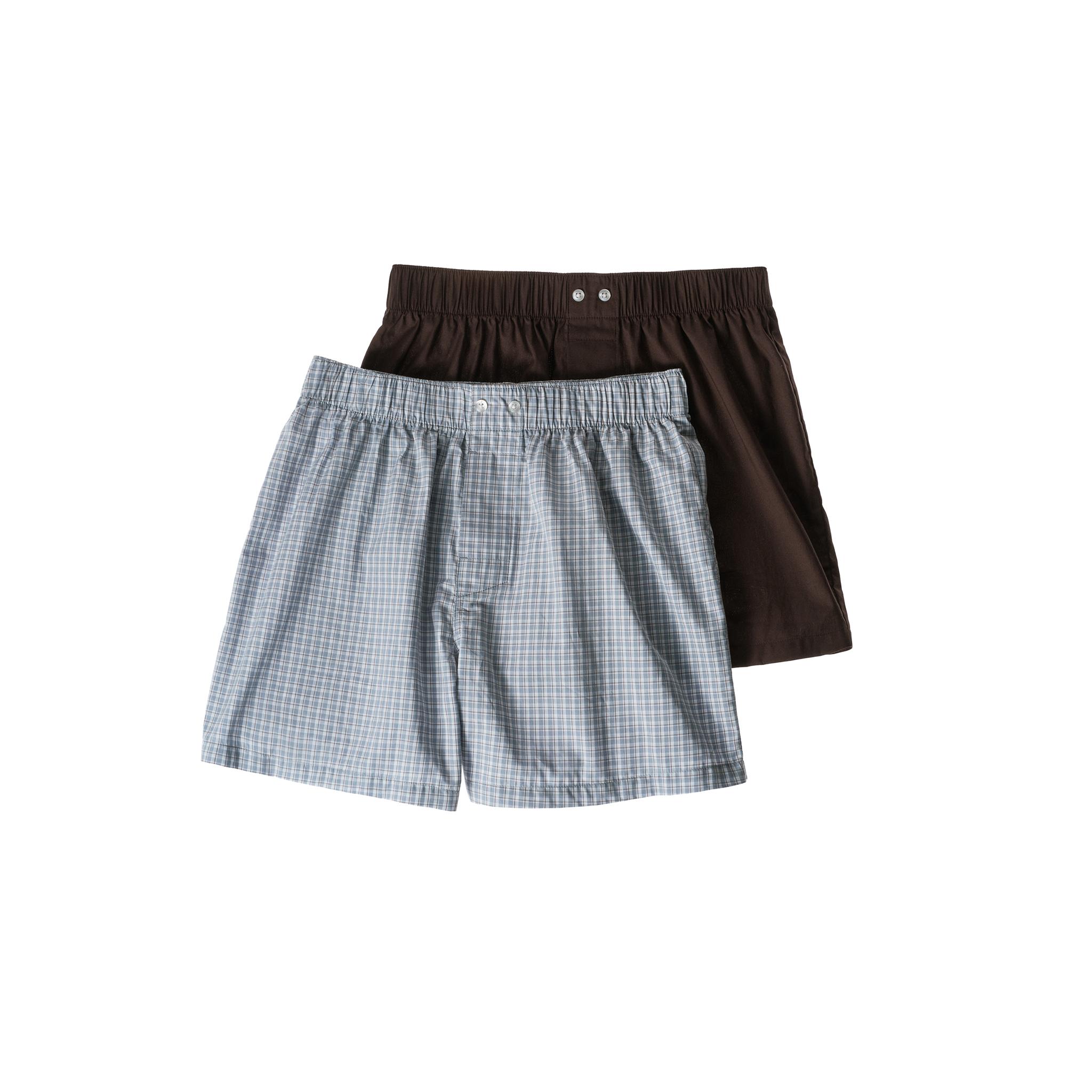 COMBINED POPLIN BOXERS PACK 2