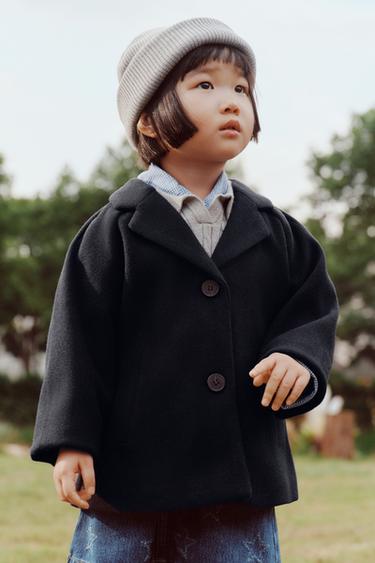 COAT - Navy blue by Zara