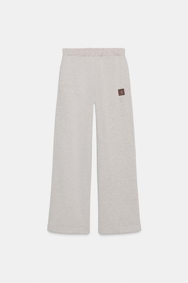 JERSEYHOSE MIT ETIKETT - Beige von Zara