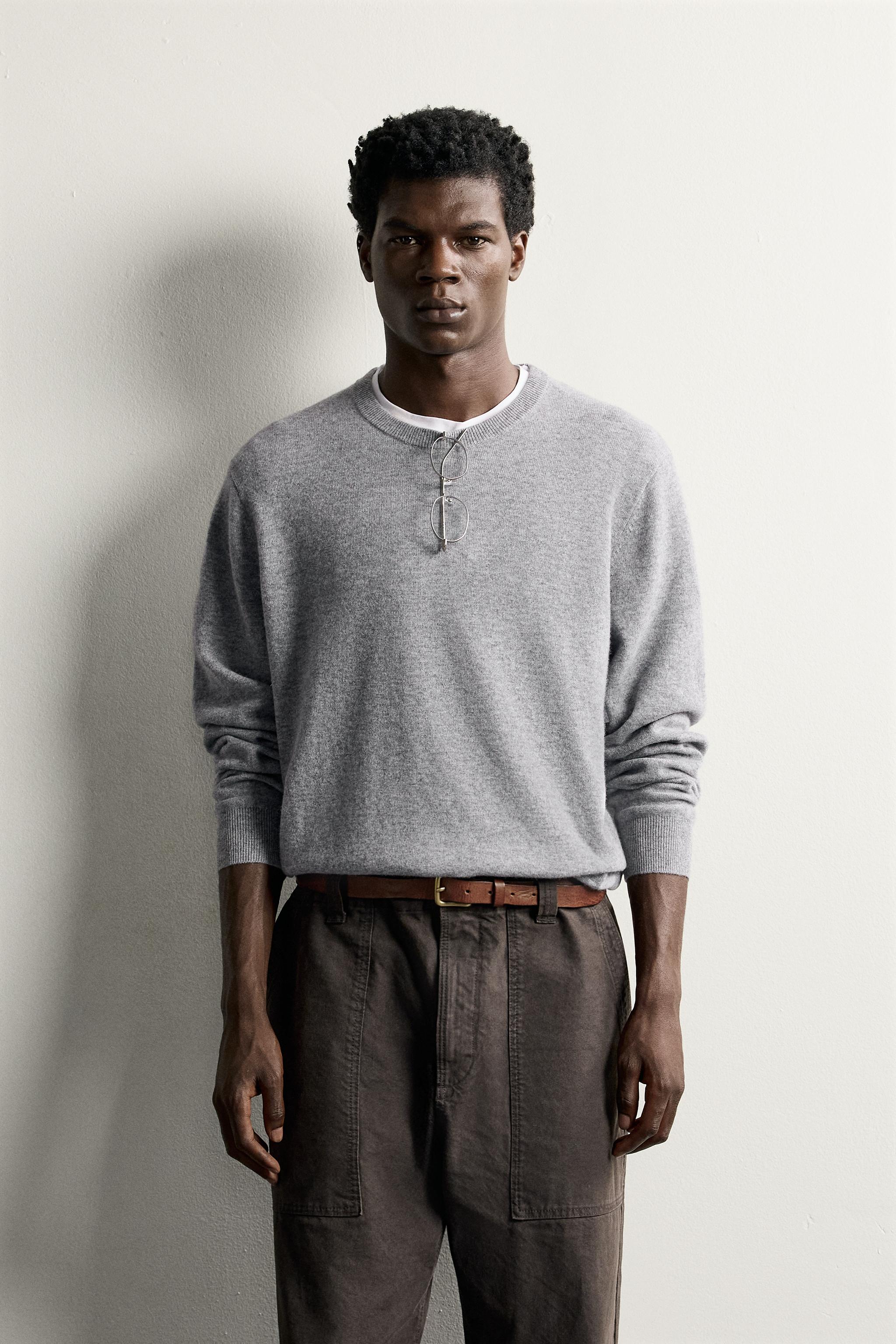 ARGYLE JACQUARD SWEATER