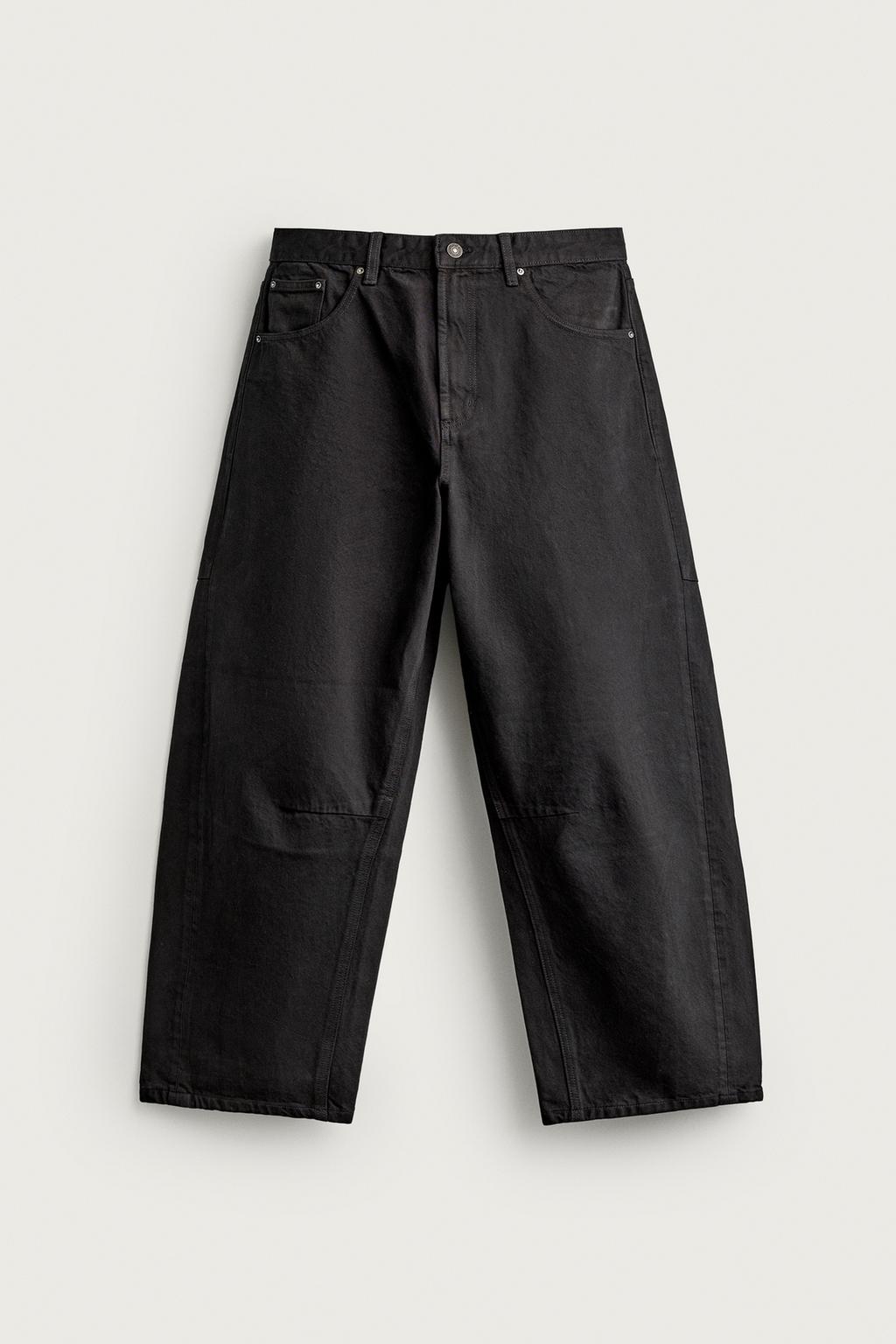 BARREL FIT DRAWSTRING TROUSERS