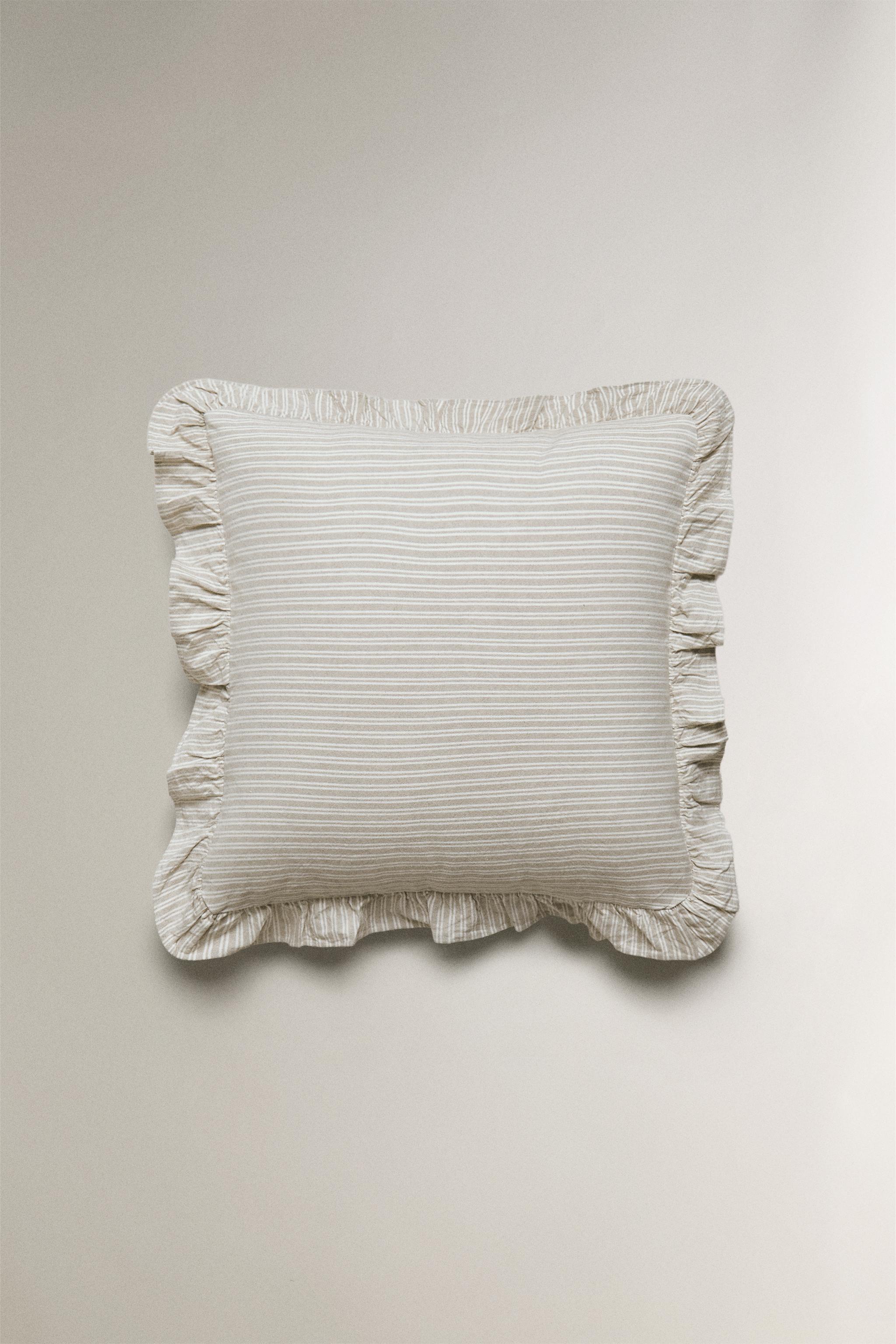つばさ♥️コースター 布トレイ セット クッションカバー クッションカバー 2枚セット 綿100％ 45cm×45cm フレンチシック