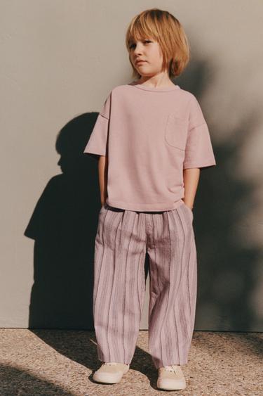 TIMELESS - CAMISETA RÚSTICA BOLSILLO - Rosa / Malva de Zara