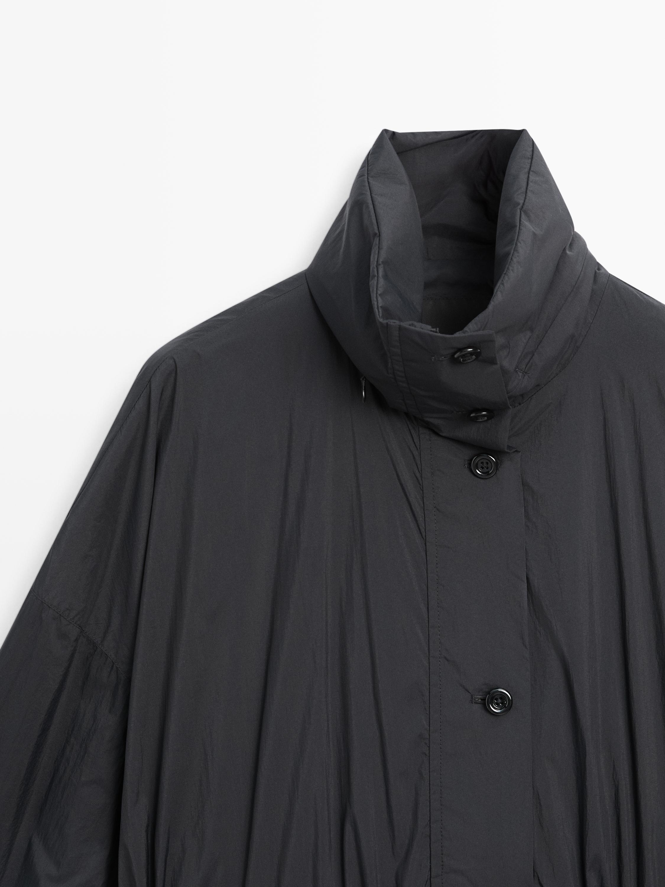 Technical fabric parka