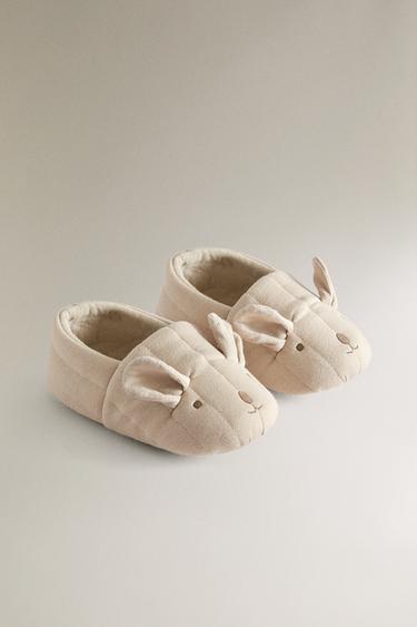 CHAUSSONS ENFANT ANIMAL - Gris de Zara - Image 1