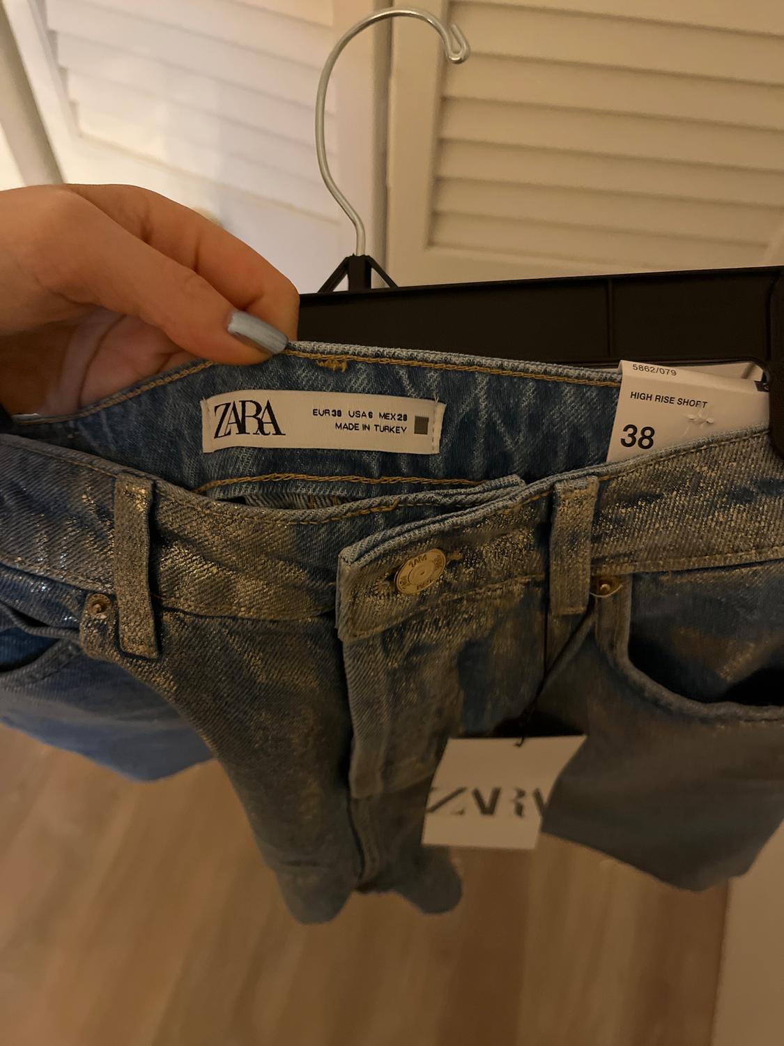 SHORTS Z1975 DENIM TIRO ALTO FOIL - Image 5