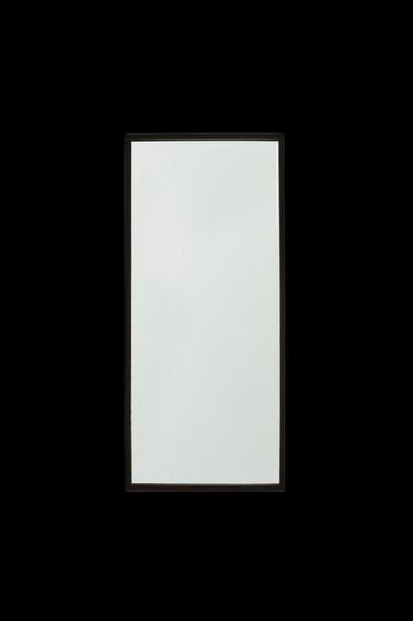 Zara WOODEN FRAME MIRROR - Brown