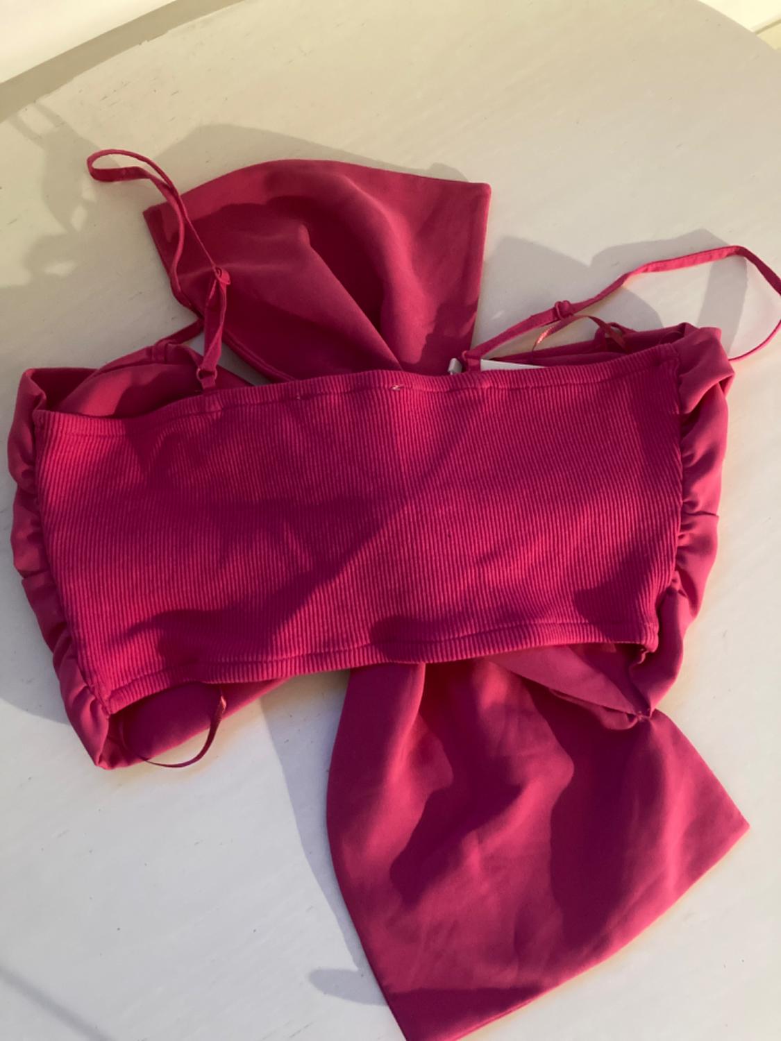 CROP TOP WITH BOW - Image 2