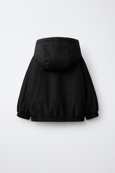 WATER REPELLENT TECHNICAL RAINCOAT — Black 2