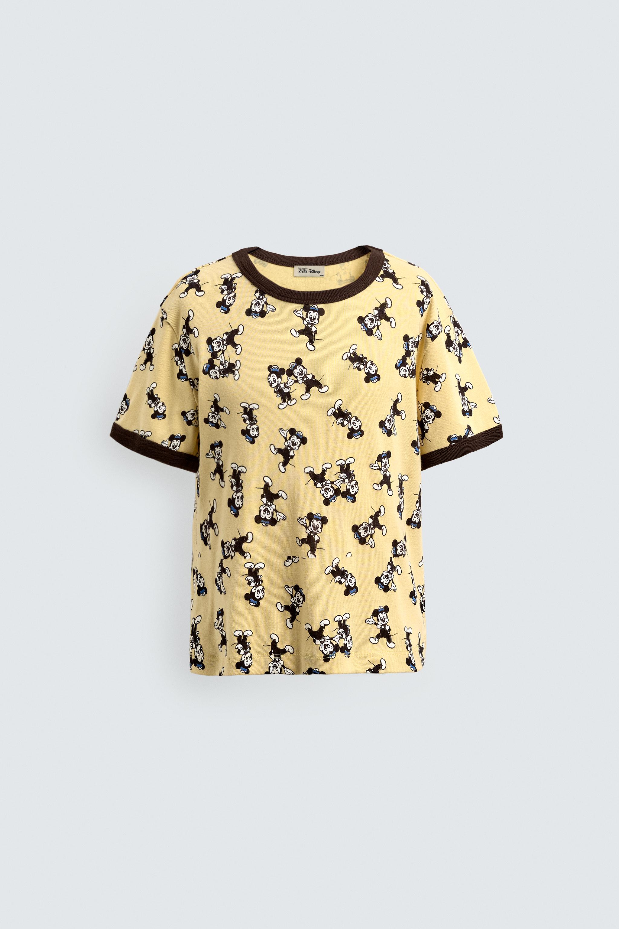 MORTY + FERDY T-SHIRT HARRY LAMBERT FOR ZARA X DISNEY - Yellow