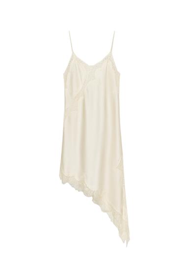 ASYMMETRIC LACE DRESS ZW COLLECTION