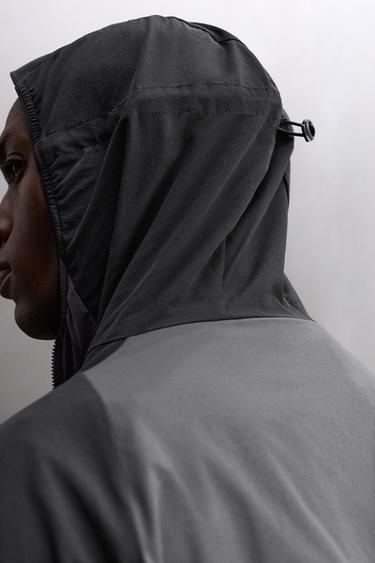 BLOUSON TECHNIQUE COLOR BLOCK - Noir de Zara - Image 5