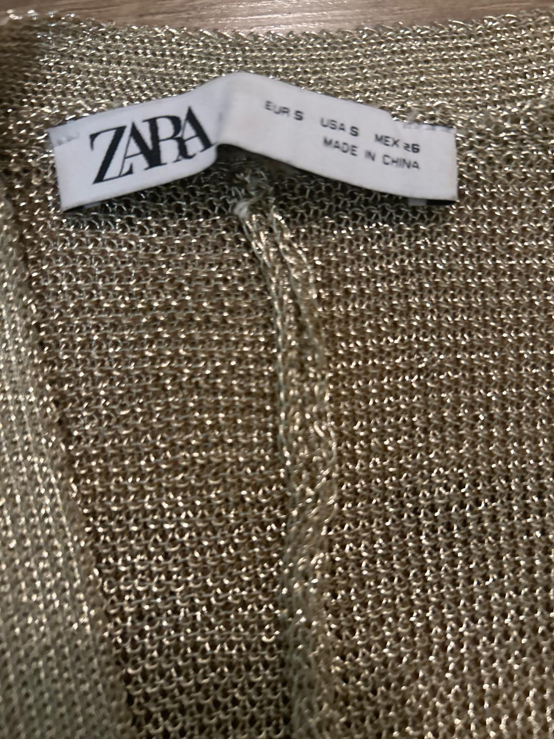METALLIC MESH KNIT BOMBER JACKET - Image 2