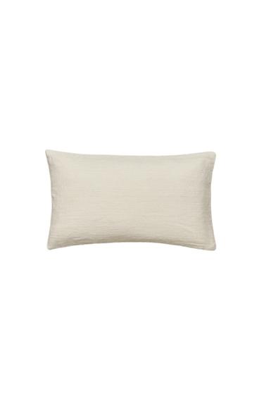 SILK CUSHION COVER - Ecru by Zara