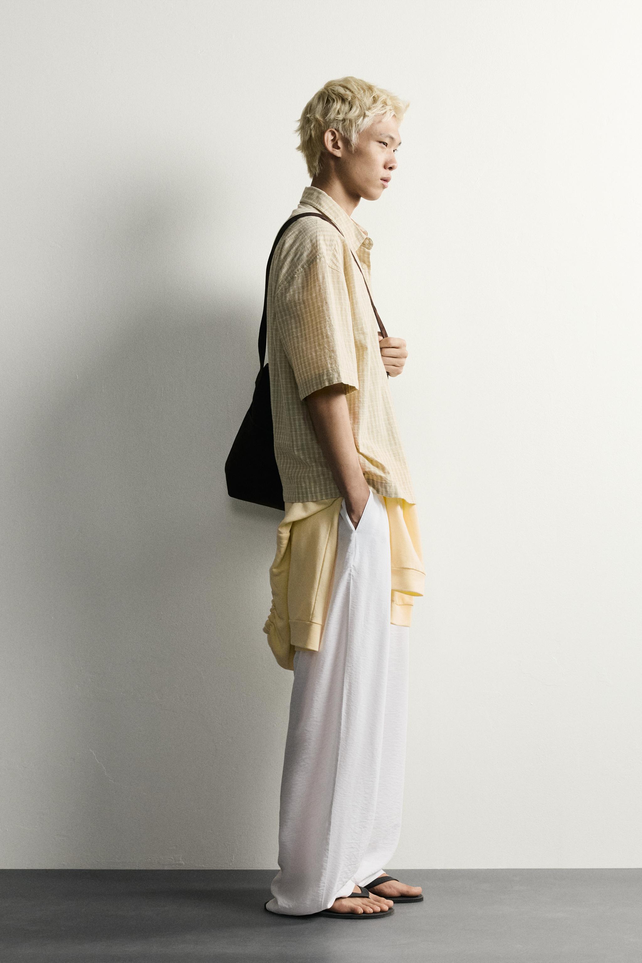 CHEMISE BOXY FIT À CARREAUX