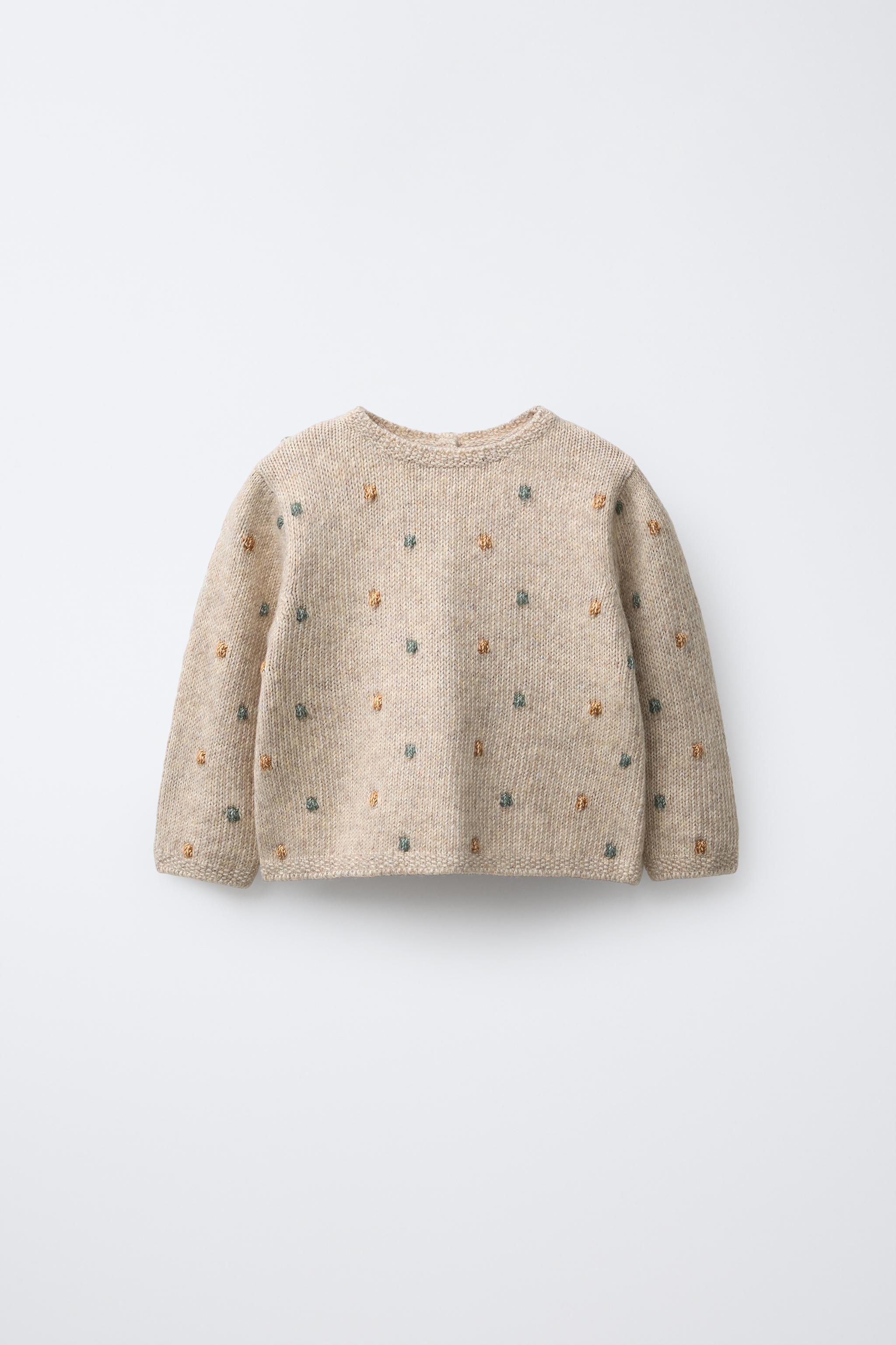 BOBBLE KNIT SWEATER - Light beige | ZARA United States