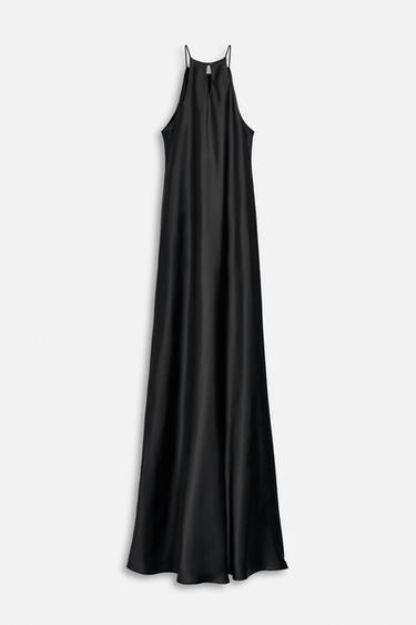 SATIN MIDI DRESS 50TH ANNIVERSARY - Black by Zara - Image 3