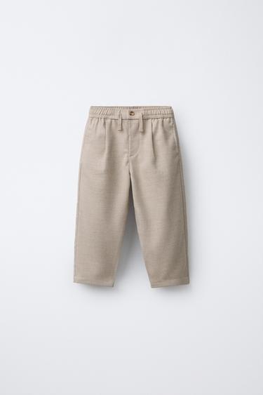 SOFT TOUCH CHINO TROUSERS - Light beige by Zara - Image 0