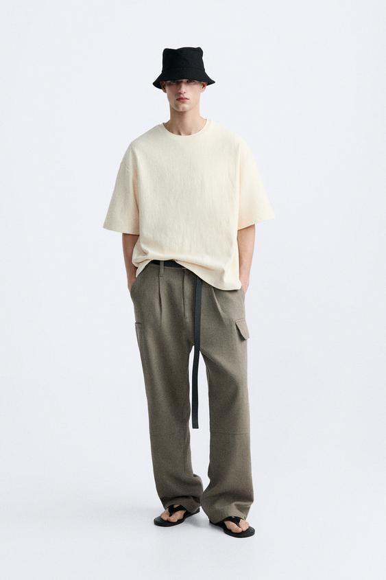 TEXTURED SWEATSHIRT - Oyster-white | ZARA United Kingdom