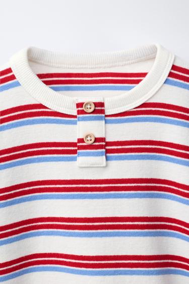 1 1/2-6 YEARS/ STRIPED PYJAMAS - Ecru by Zara - Image 5