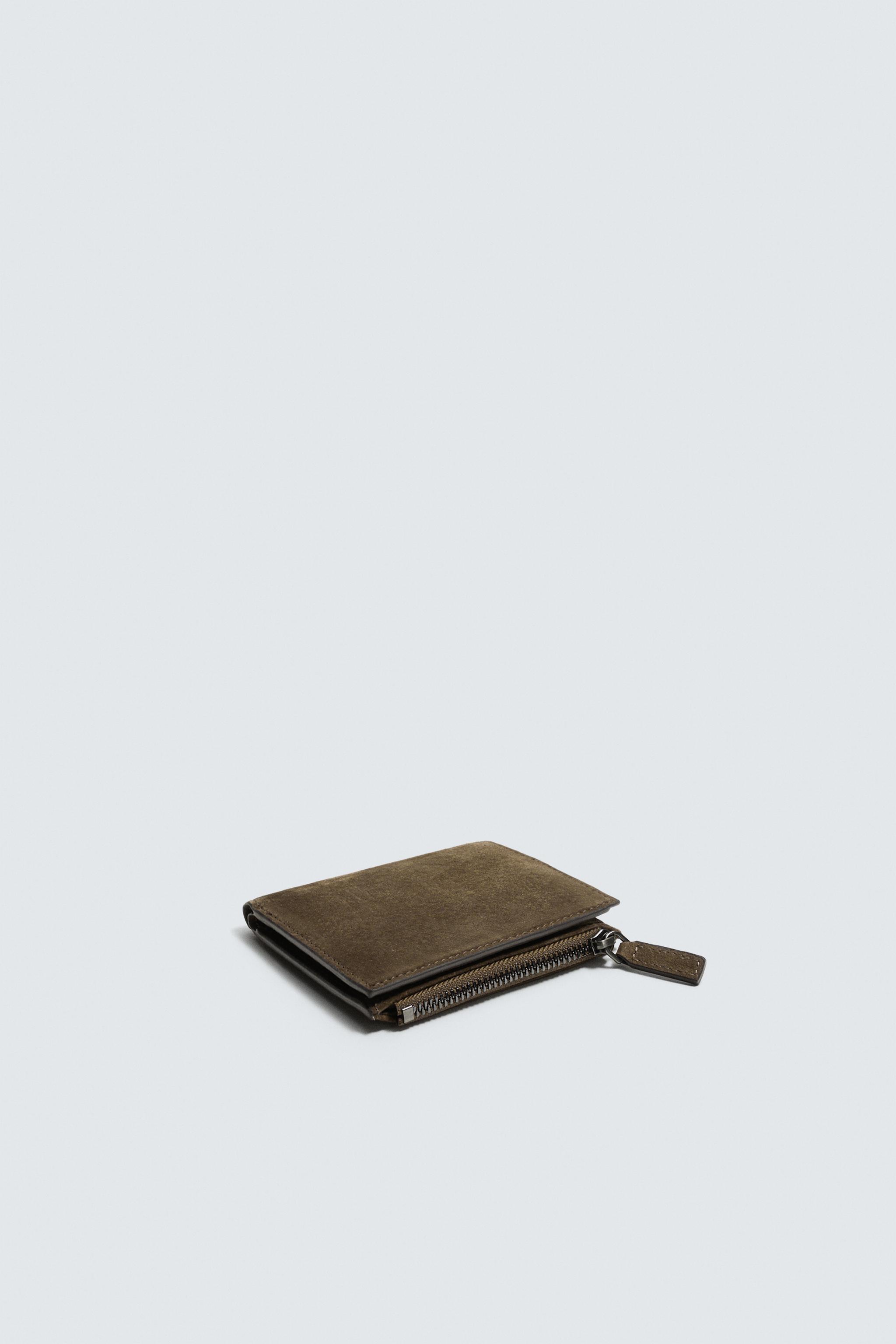 LEATHER CARDHOLDER COIN PURSE