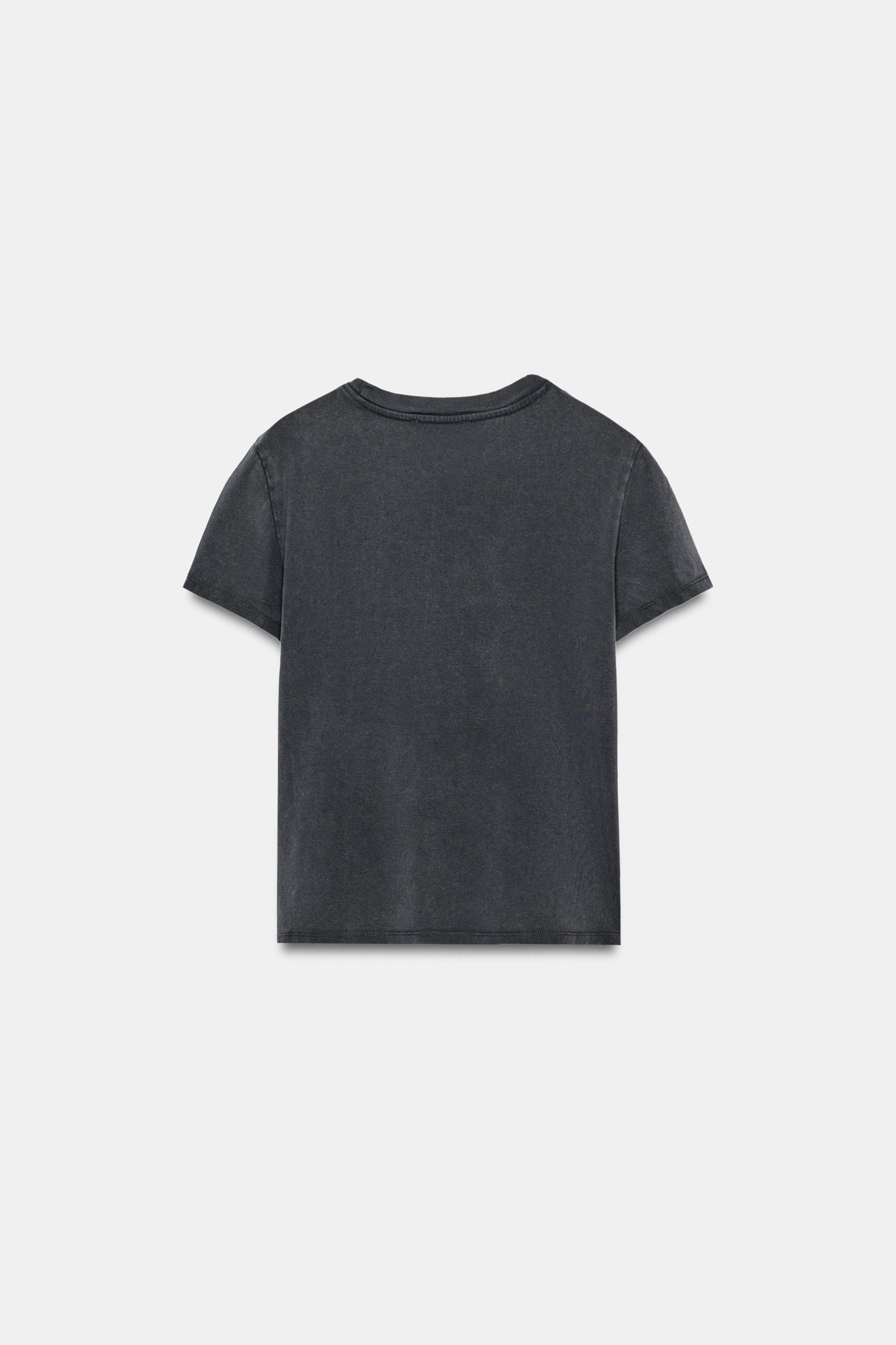 HANNAH MONTANA ©DISNEY T-SHIRT - Charcoal | ZARA United States