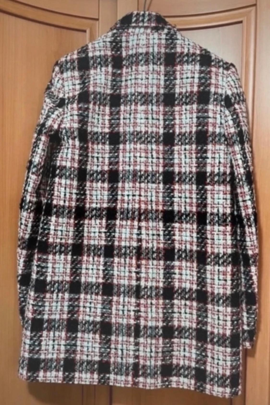 DOUBLE-BREASTED CHECK BLAZER - Image 4