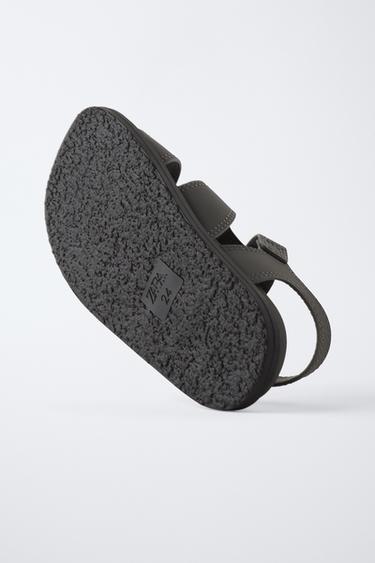 RUBBERISED SANDALS - Grey by Zara