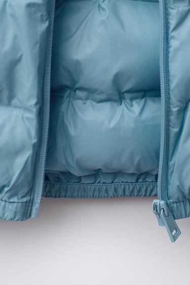 BLOUSON ULTRALÉGER CAPUCHE DÉPERLANT - Bleu clair de Zara - Image 8