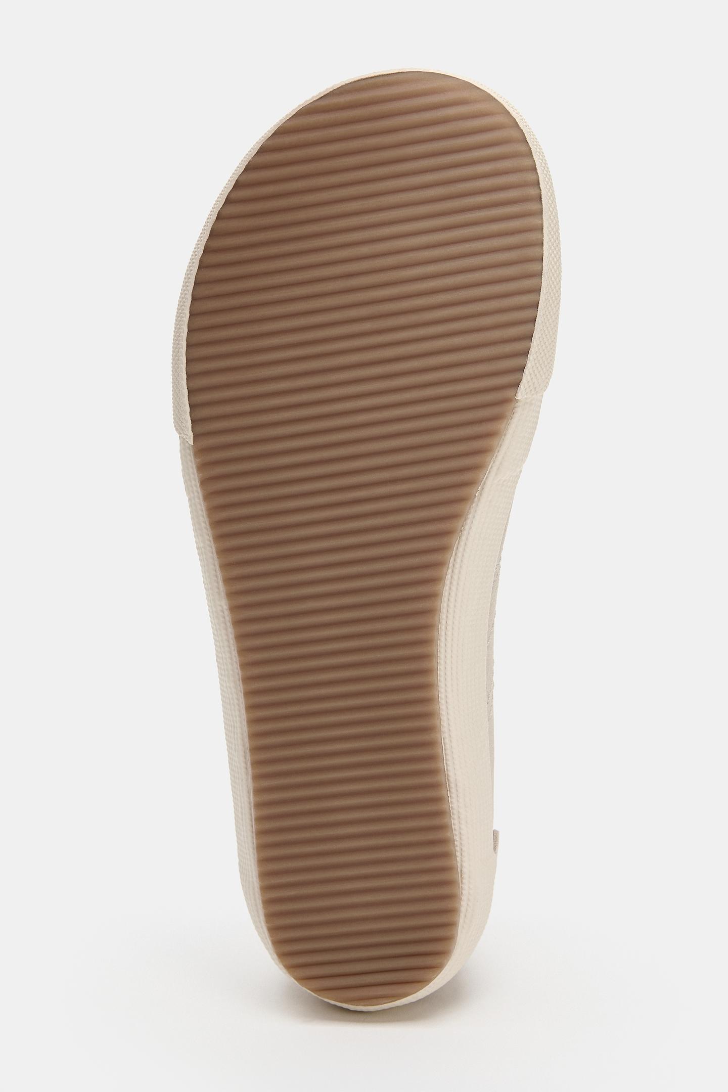 Женские кроссовки Zara Barefoot Suede, цвет: Коричневый — фото 9