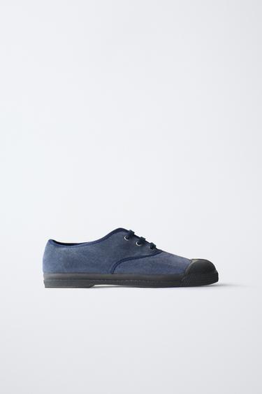 حذاء بامبا جلدي من BENSIMON ® X ZARA - أزرق by Zara - Image 0
